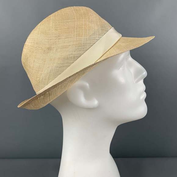 Vintage MAKINS Natural Woven Straw Hat - Picture 3 of 6